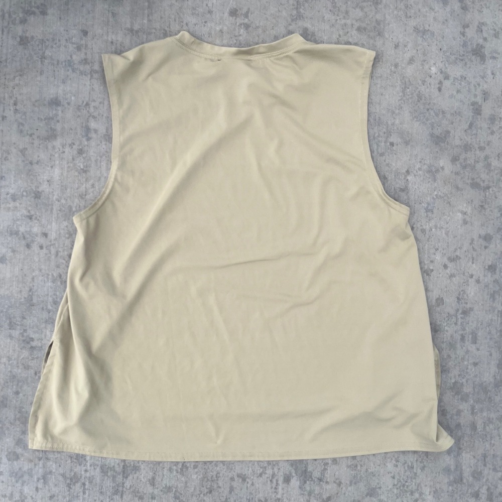 Gymshark Womens Training Sleeveless Top Sand Beige GLVT4423-MS-AW20-251 Size M - Picture 4 of 6